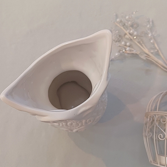 Ceramic Owl Vase & Bird Cage Decor - Picture 8 of 10